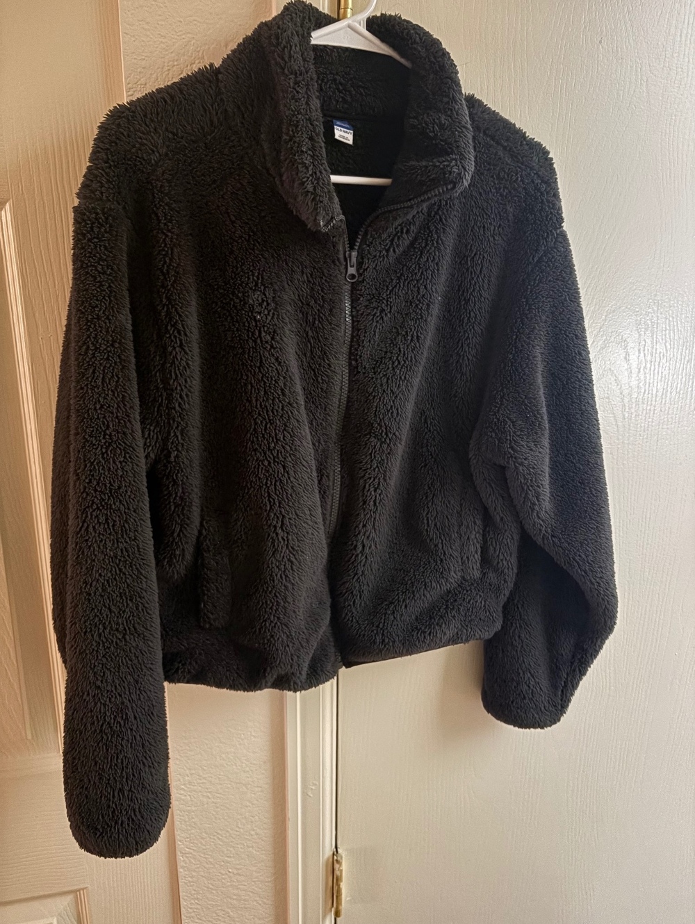 Old Navy Women’s Black Fleece Jacket Size Small